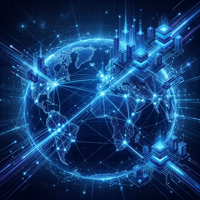 Software development workspace with code editor and modern tools