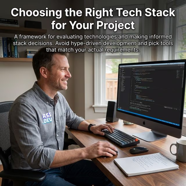 Software development workspace with code editor and modern tools