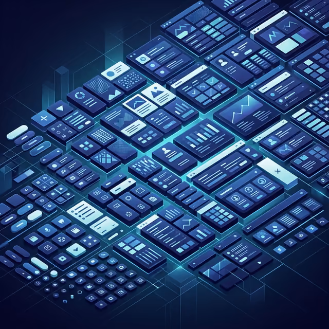Software development workspace with code editor and modern tools