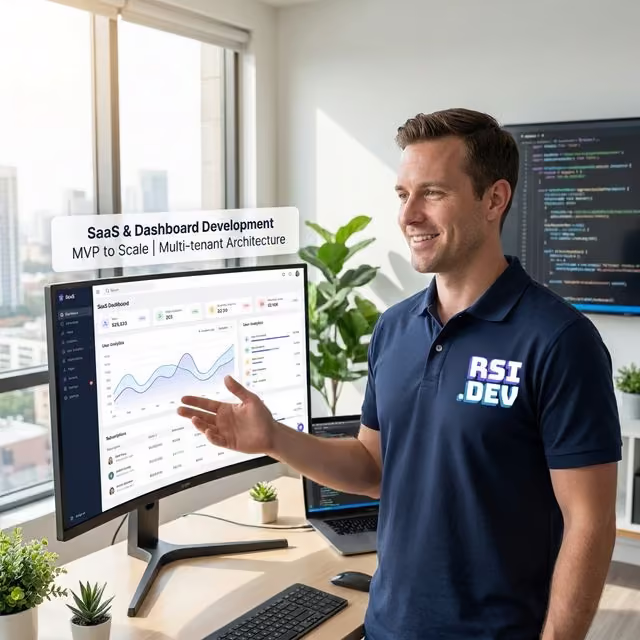 Developer working on code