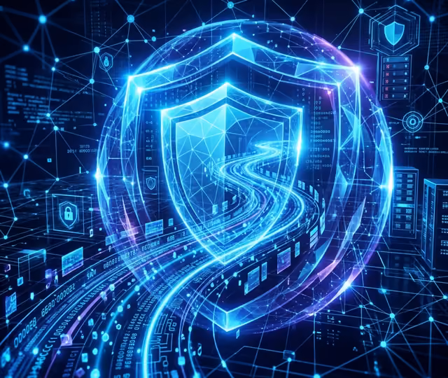 Software development workspace with code editor and modern tools