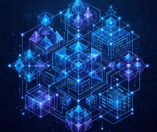 Software development workspace with code editor and modern tools